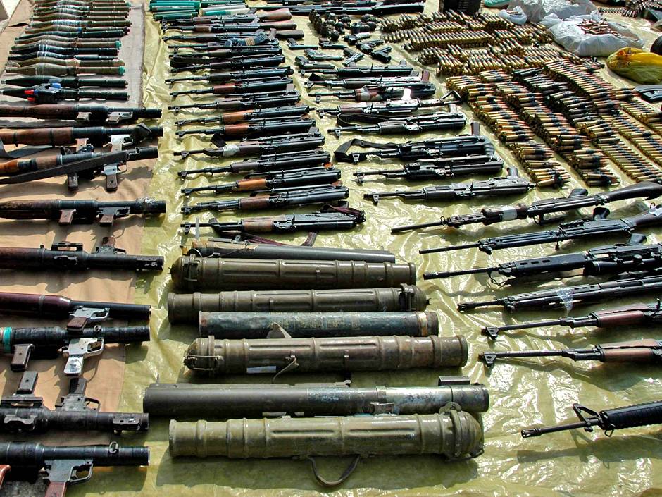 Секретный схрон боевиков: САА нашла большое количество оружия США в Даръа