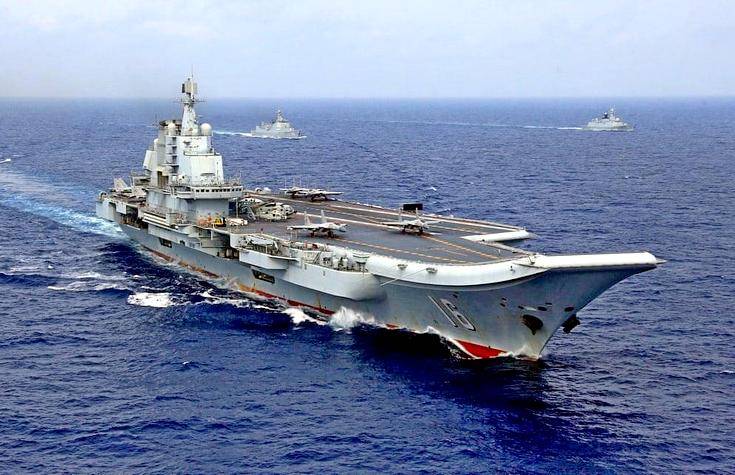 Китайский флот сочли менее мощным, чем российский