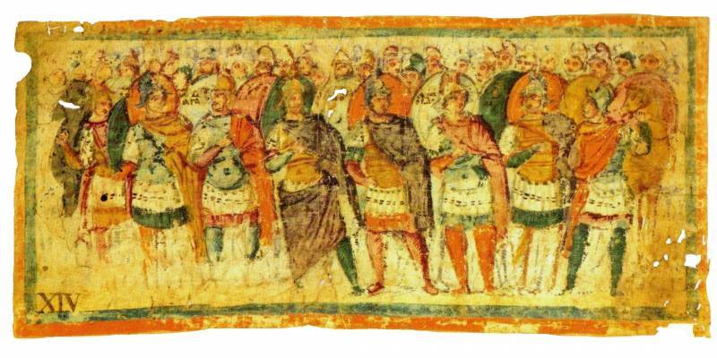 Армия Византии VI в. Дворцовые части