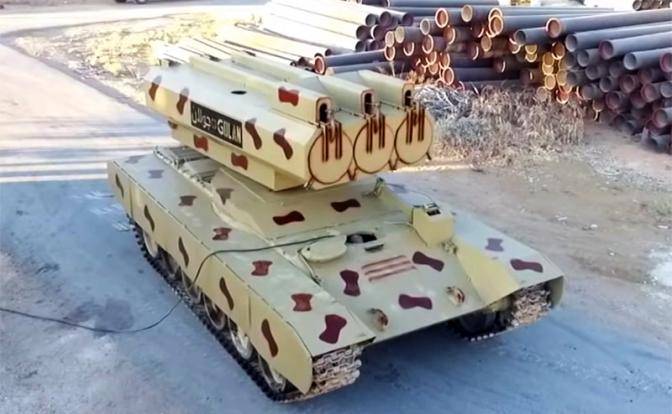 Сирийский «ракетный монстр» на базе Т-72: Врагу остается только молиться