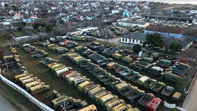 Россия утилизирует военную технику Украины в Крыму через 5 лет