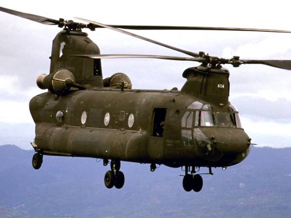 Американский вертолет CH-47 Chinook был сбит боевиками в Афганистане