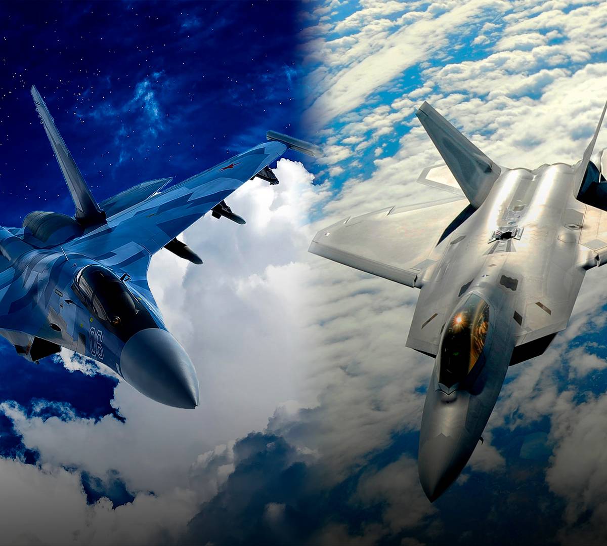 Кто проиграл в битве между F-22 Raptor и Су-35С?