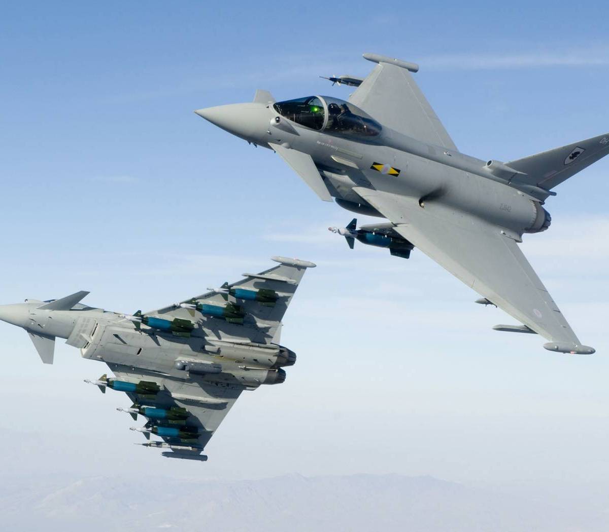 «Тайфуны» королевских ВВС перехватили истребители РФ в небе над Эстонией