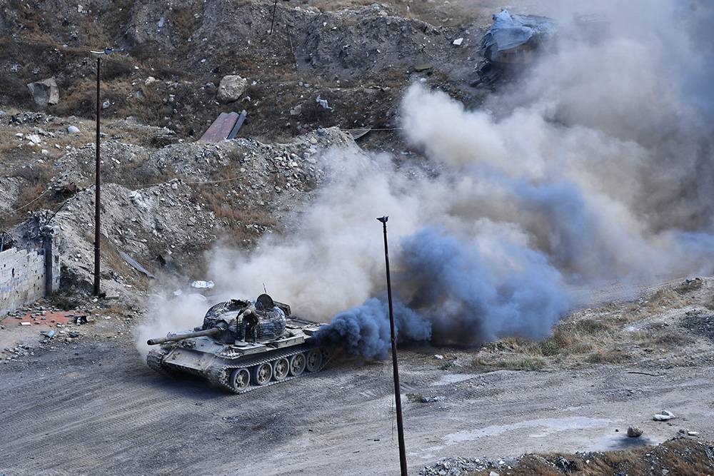 Террористы попытались уничтожить сирийский Т-55АМВ: что из этого вышло