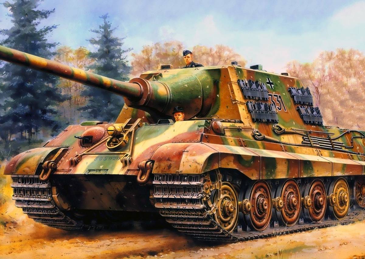 Ягдтигр - боевое применение. Jagdtiger Sd.Kfz.186