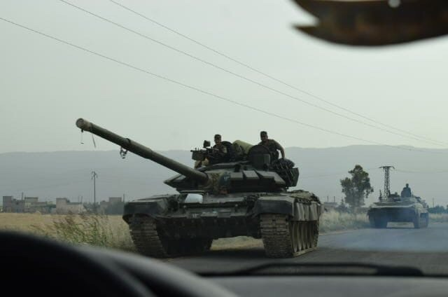 Танки Т-72Б3 "Сил тигра" замечены на севере Хамы