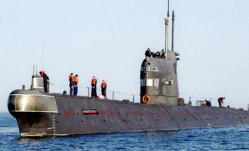 Украинскую подводную лодку «Запорожье» утилизируют в Крыму