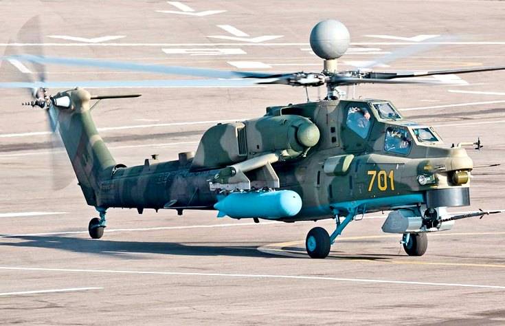 Два новейших вертолета Ми-28НМ переданы ВКС России
