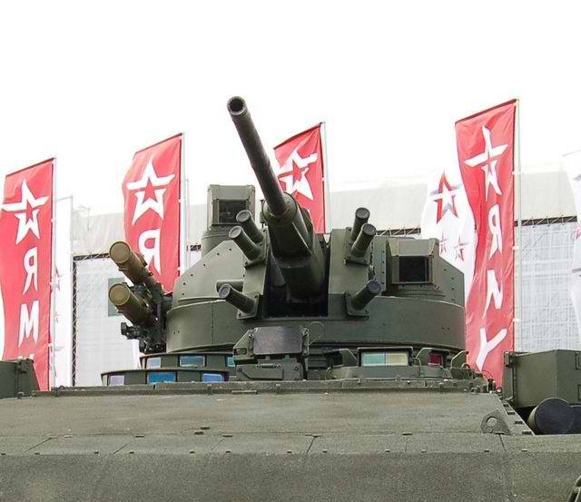 57-мм боевой модуль от Т-15 "Армата" установят и на "колесный танк" от ВПК