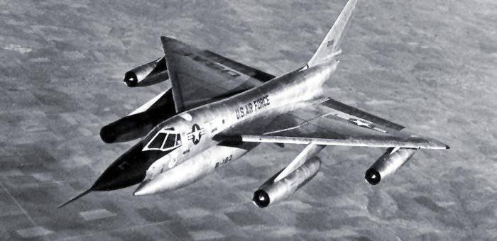 Первый в мире сверхзвуковой бомбардировщик – B-58
