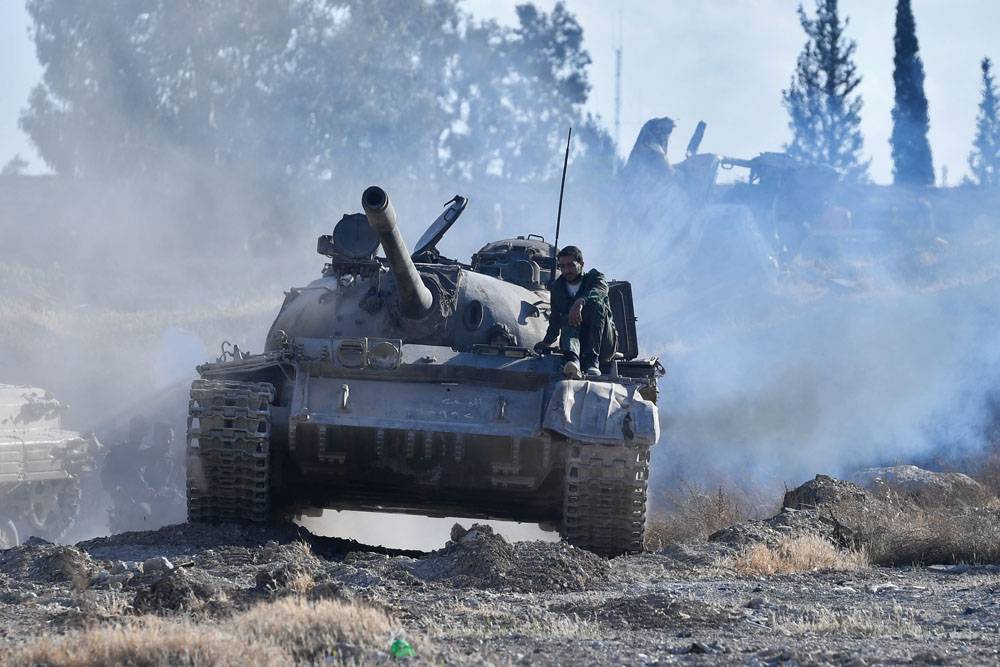 Т-55 сил Хафтара обратил противника в бегство