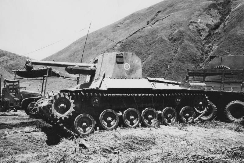 Японская полевая и самоходная артиллерия в противотанковой обороне