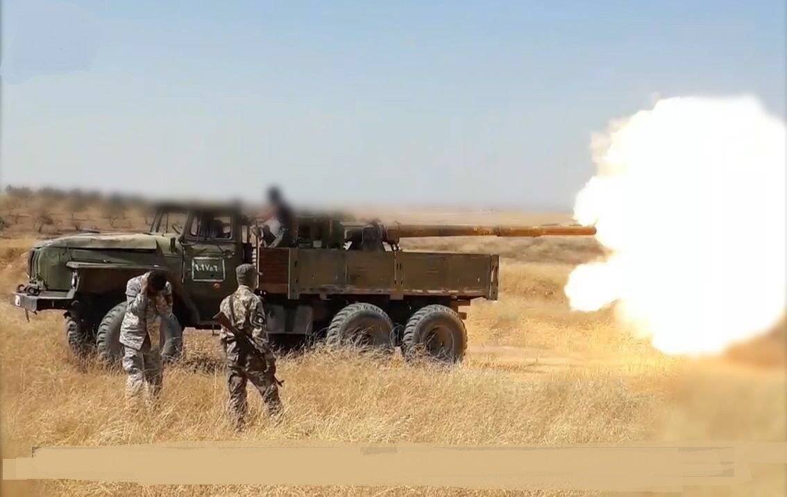 "Безумный Максуд": "Урал" вооружили 125-мм танковой пушкой в Сирии