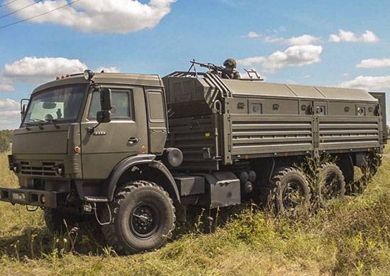 Спецназ ЦВО получил на вооружение капсульные бронеавтомобили КамАЗ-5350-379