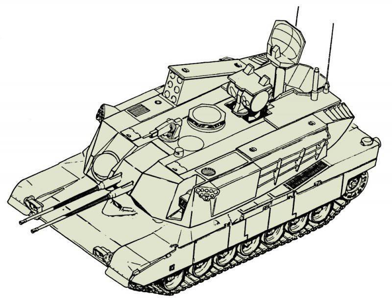 AGDS/M1: зенитная самоходка на базе танка Abrams