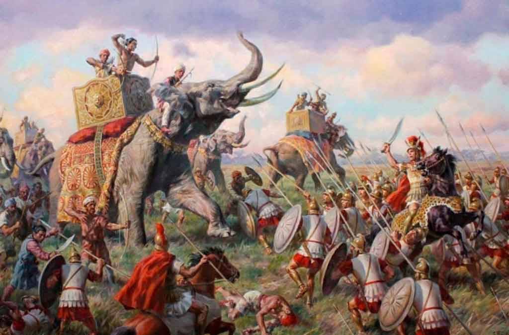 Как  греки оценивали армию индийцев перед вторжением Александра