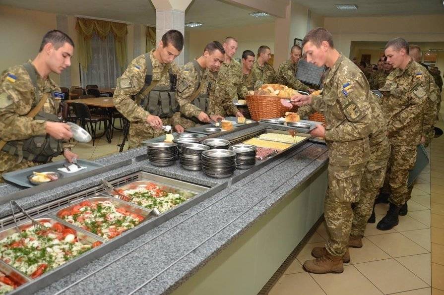 Вооруженные силы Украины на Донбассе кормят курятиной с сальмонеллой