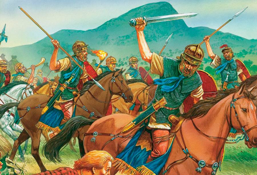 Как римская конница сражалась против Карфагена