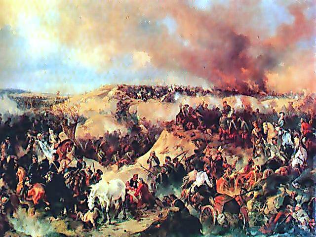 Разгром войск "непобедимого" Фридриха Великого при Кунерсдорфе