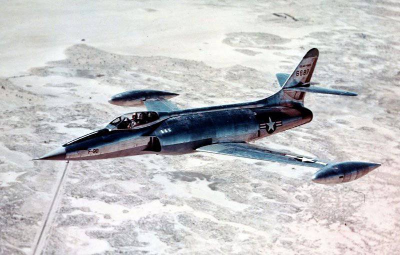 Американский опытный истребитель Lockheed XF-90