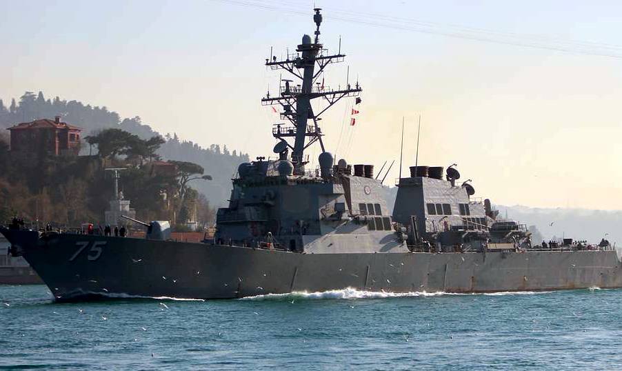 Киев может атаковать военный корабль США в Чёрном море для обвинения России