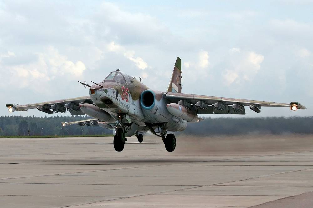 На Кавказе разбился штурмовик Су-25