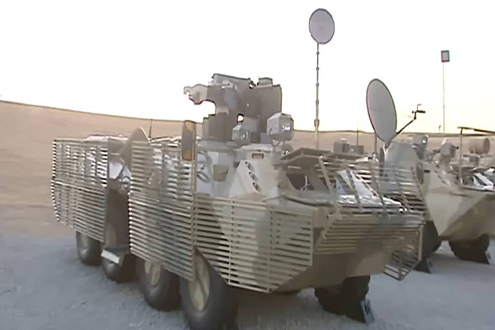Туркменские БТР-80 получили новые боевые модули и решетчатые экраны