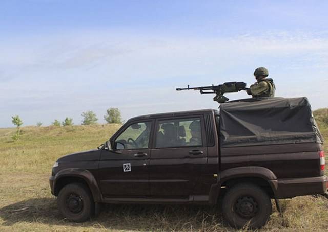 Российские "легкие" мотострелки на пикапах УАЗ будут "воевать" в Казахстане