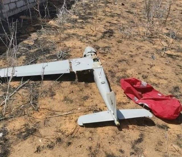 В Ливии сбит беспилотник, похожий на "Орлан-10" российского производства