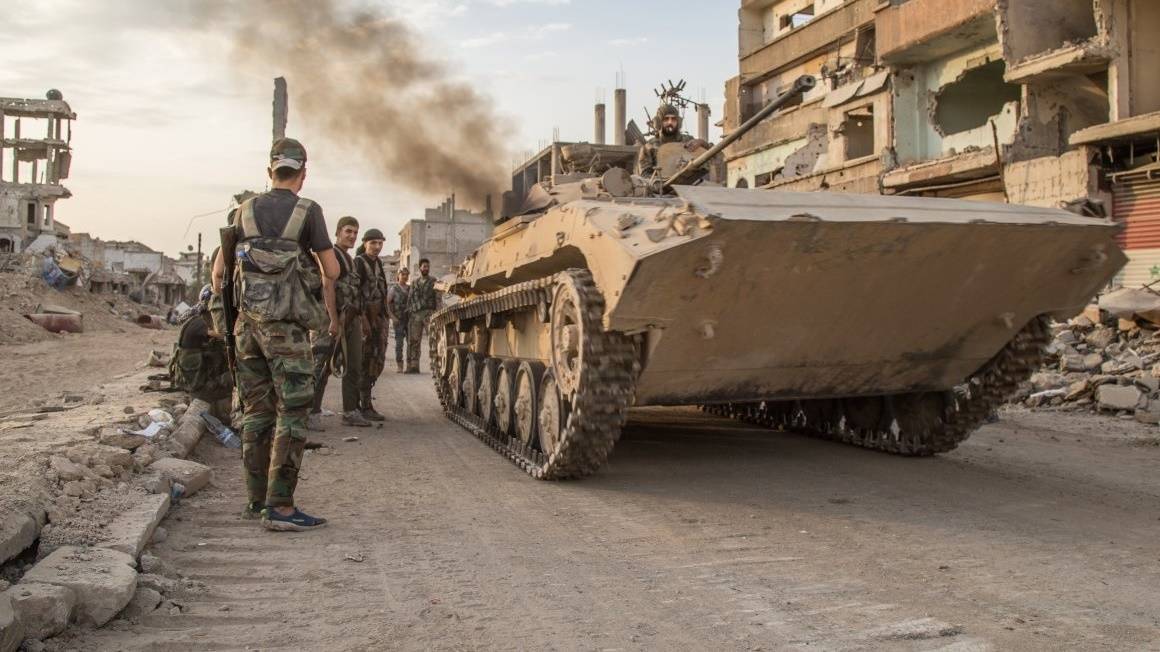 Завязавшийся бой с бойцами САА у Ресафы пошел не по плану боевиков
