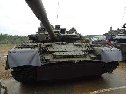 На учениях недавно поступившим Т-80БВ помогли победить БПЛА "Орлан-10"