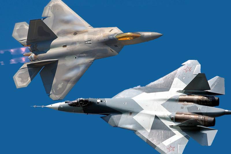 Воздушная схватка стелс-истребителей: СМИ предрекли исход боя F-22 и Су-57