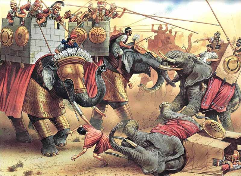 Битва при Рафии — битва слонов