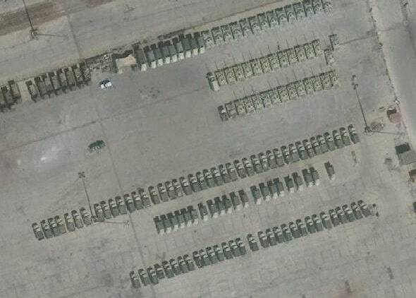 Взгляд со спутника: в Сирию доставлено более 40 российских танков
