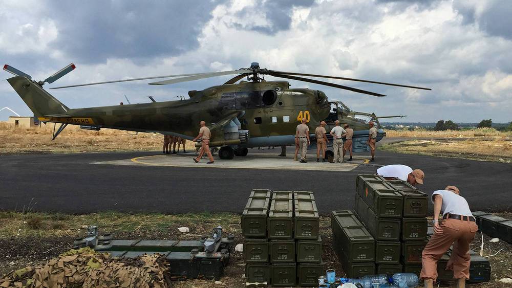 Вертолеты ВКС России переброшены на бывшую военную базу США в Сирии