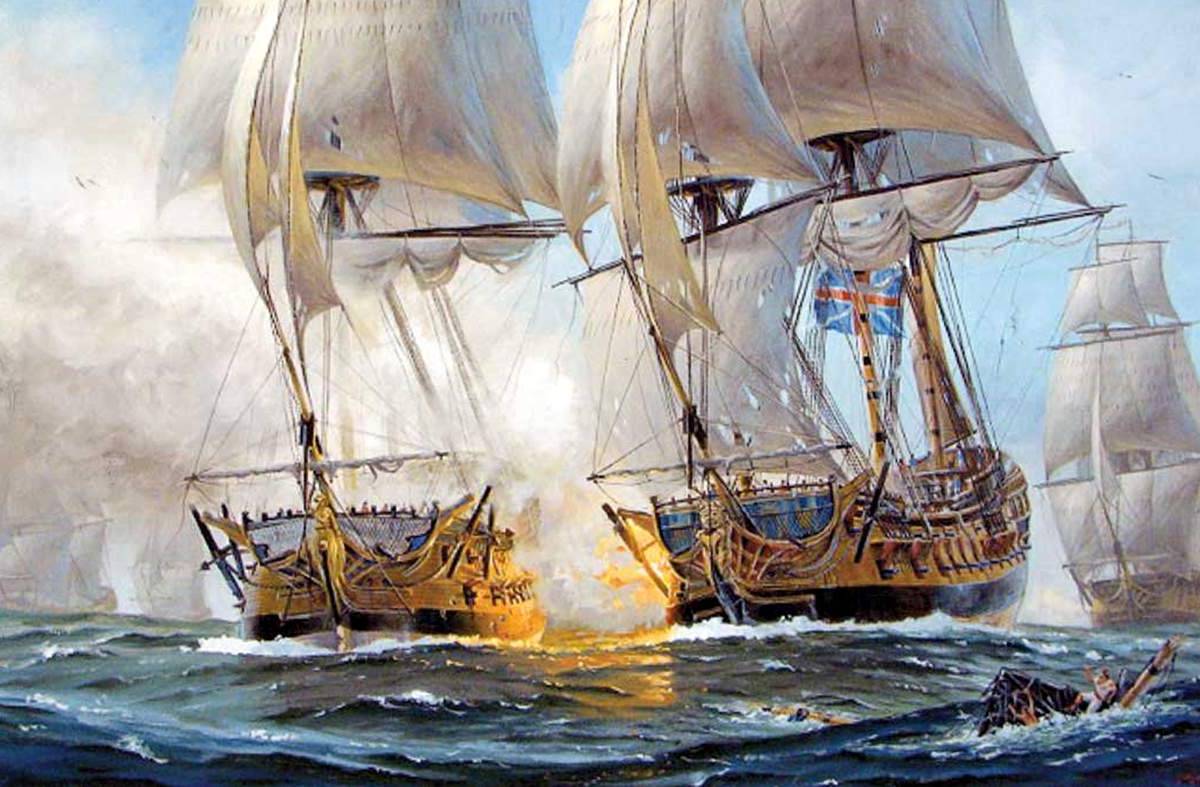 Крупнейшие поражения английского флота: эпоха Войны за независимость США