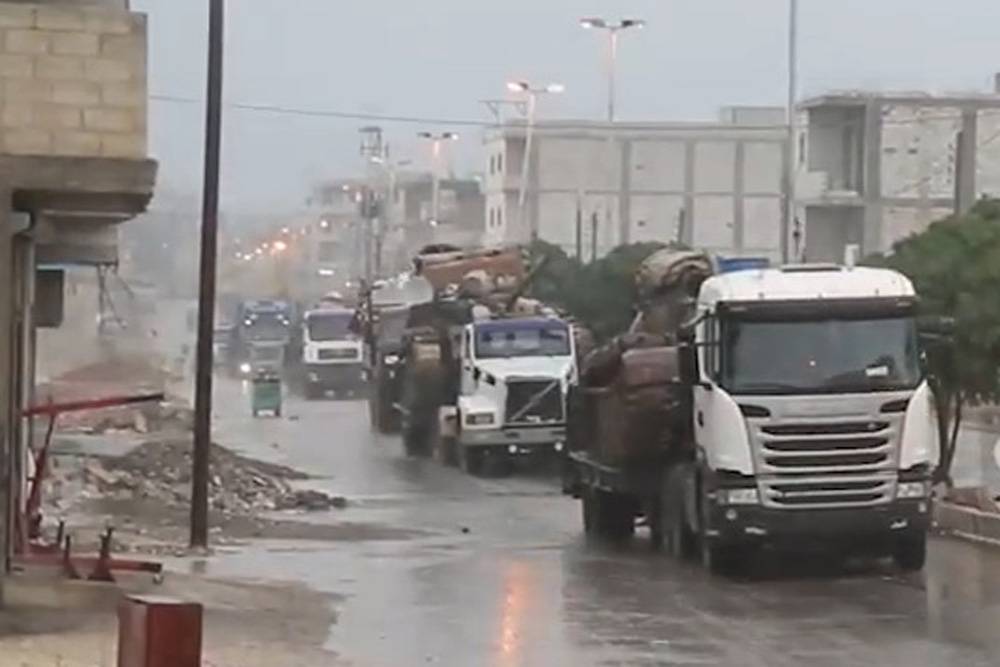 Сирийская армия перебросила БТР-70М в район границы с Турцией