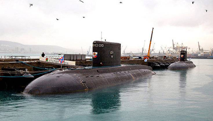 Российскую подводную лодку с ракетами «Калибр» обнаружили в водах Израиля