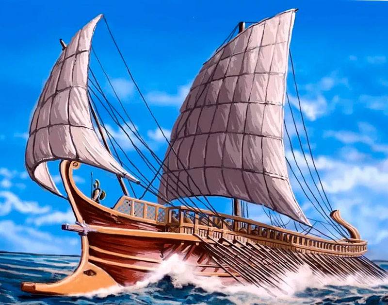 Как военный флот Древнего Рима пробивался к Балтийскому морю
