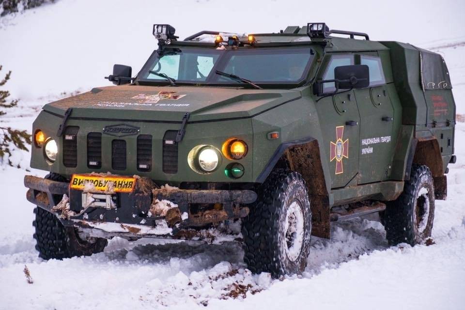 Украина попыталась создать копию российской бронемашины «Тигр»
