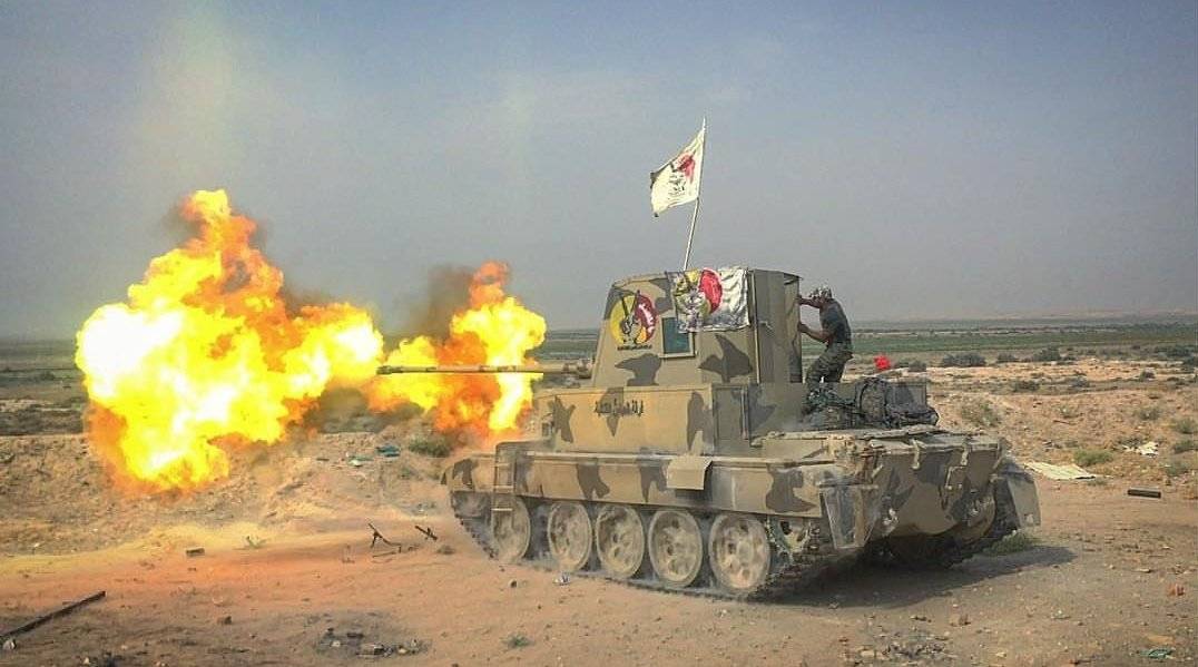"Адскую молотилку" установили на китайский танк в Ираке