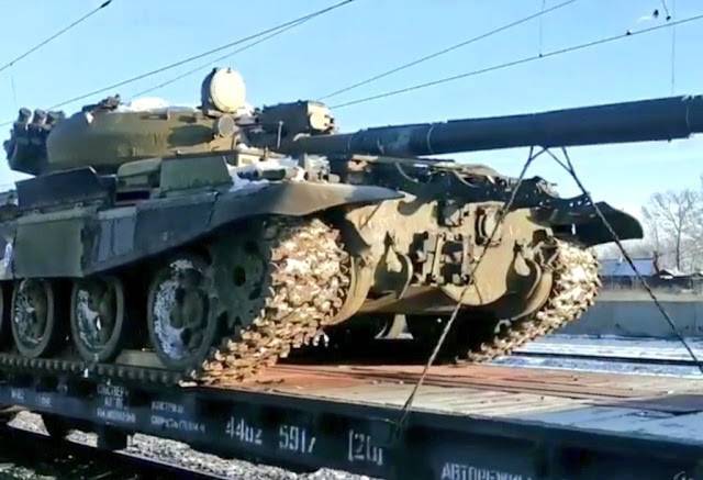 Россия осуществляет очередную поставку танков Т-62М для Сирийской армии