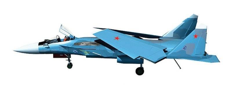 Проект Су-27КМ. Обратная стреловидность для авианосца