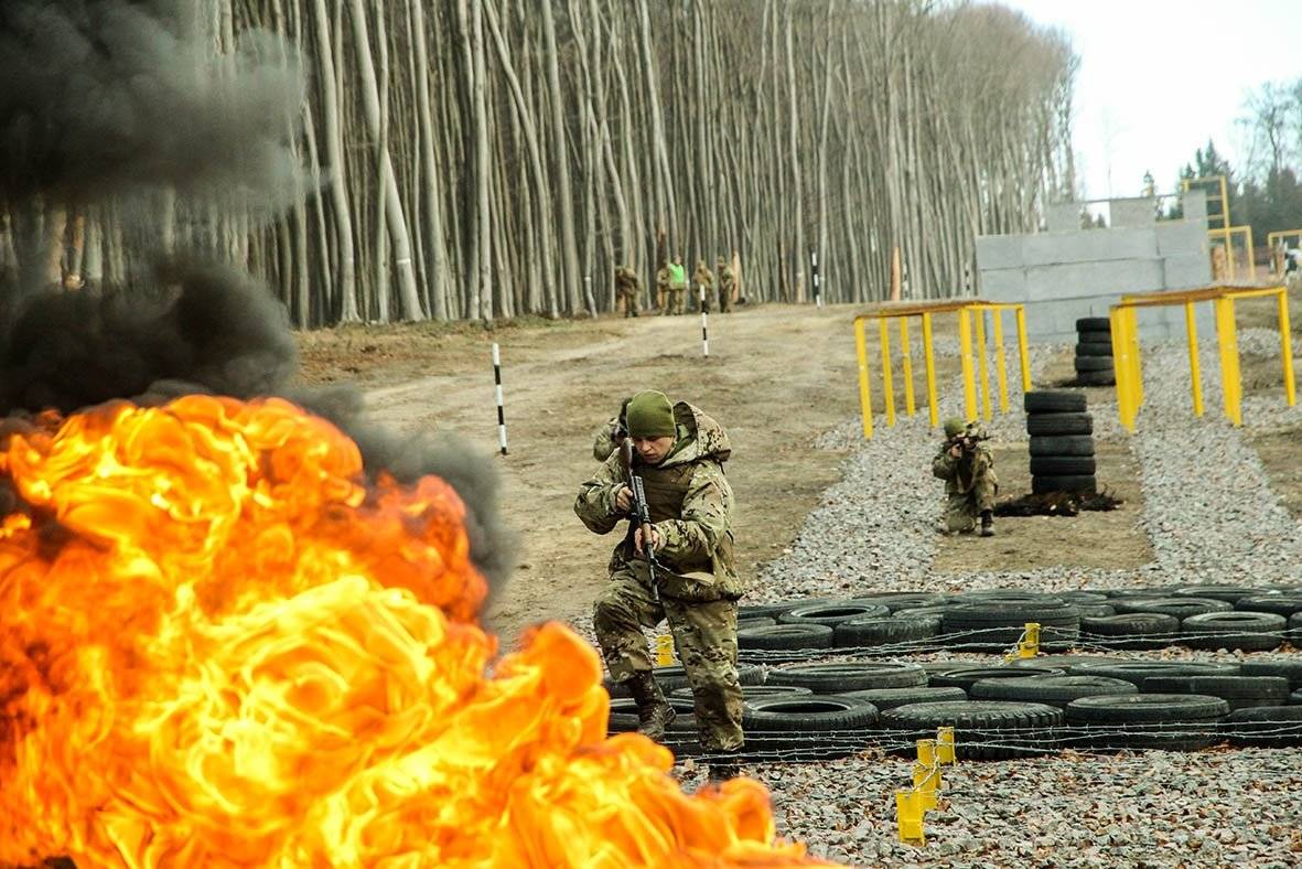 Украина готовит солдат ВСУ к городским боям