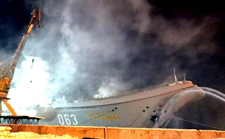 Ущерб от пожара на «Адмирале Кузнецове» оказался сопоставим с ценой корабля