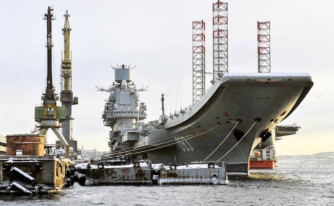 Замену «Адмиралу Кузнецову» способны построить только в Китае