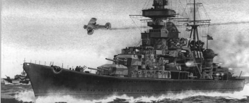 Бомбардировки крейсеров и линкоров