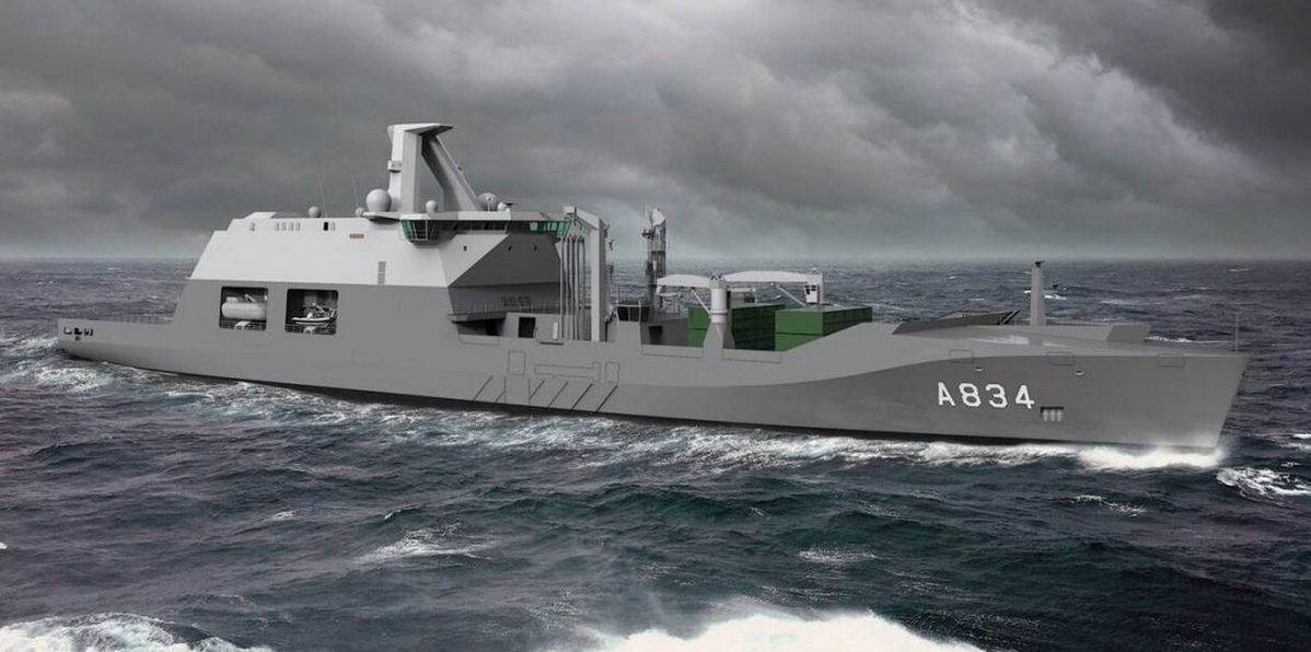 ВМС Нидерландов получат новый транспорт снабжения
