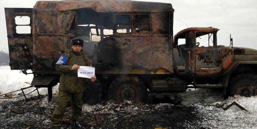 Грузовик с бойцами ВСУ подорвался на противотанковой мине под Луганском